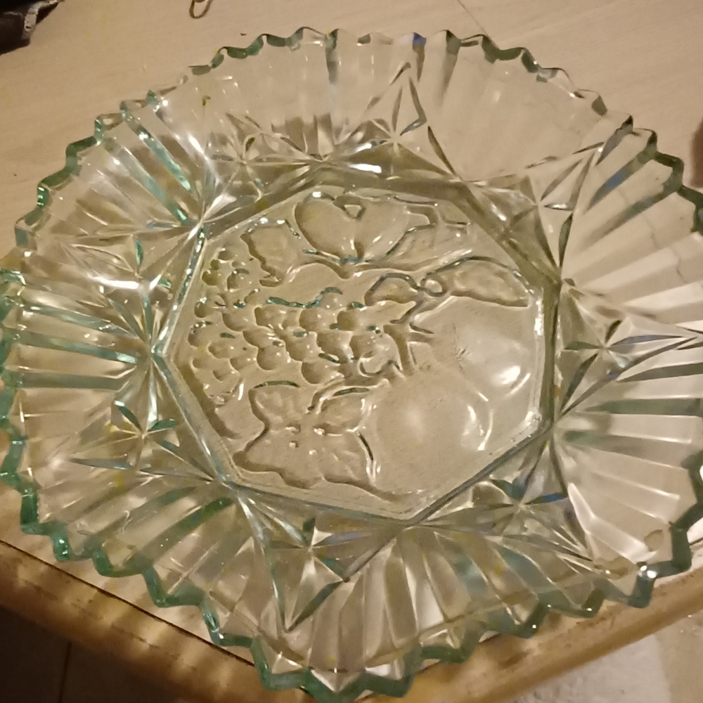 Crystal fruit plate